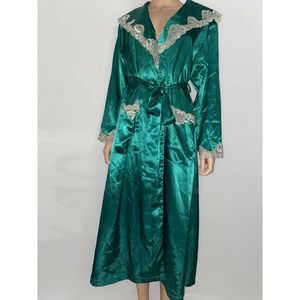 Victoria's Secret Victorian Robe Emerald Green